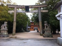 エクセルマクロ達人養成塾塾長ブログ-大山祇神社に到着。