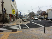 エクセルマクロ達人養成塾塾長ブログ-路面電車の駅も、雪景色でこんな感じ。